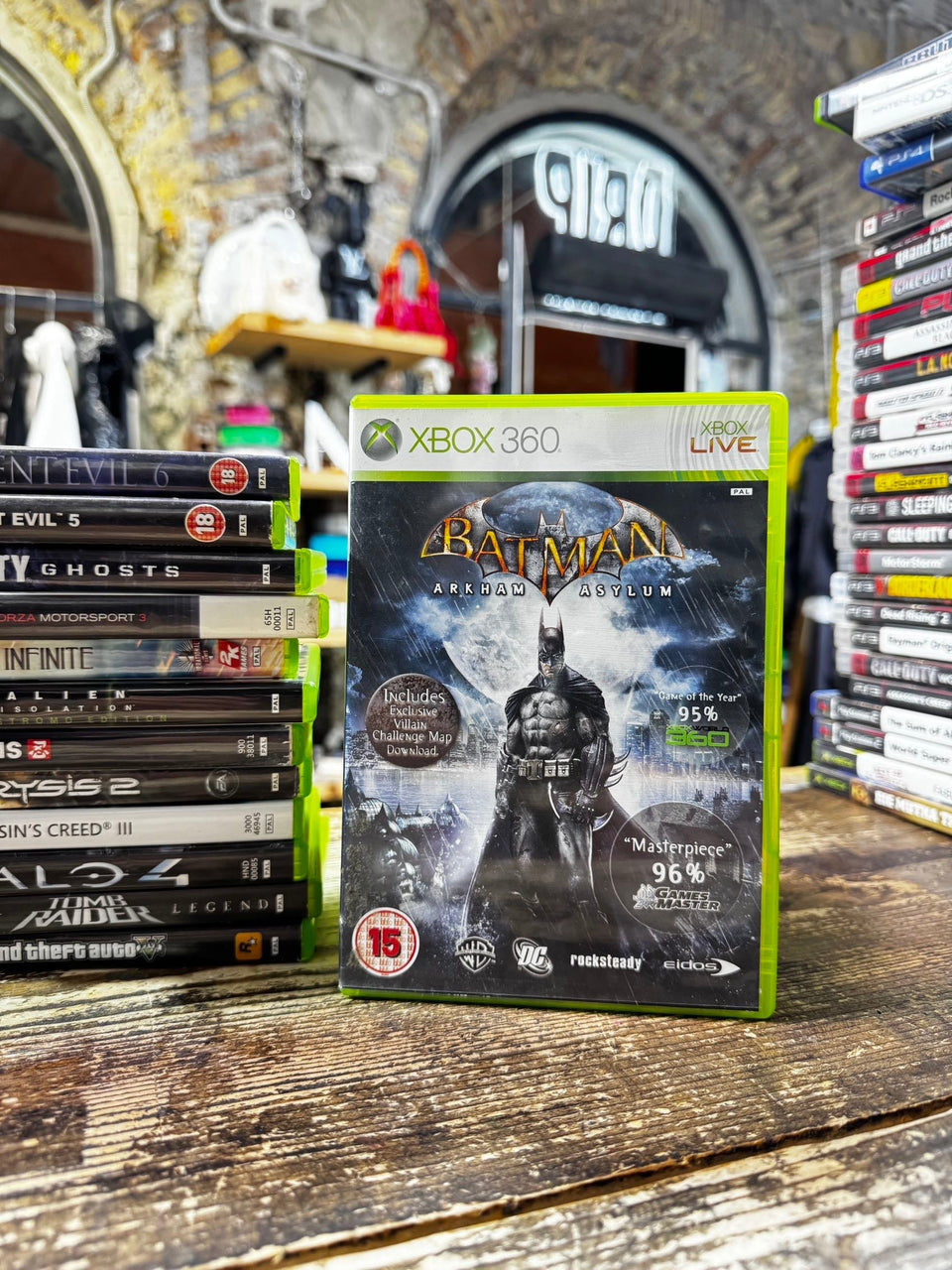 batman arkham asylum Xbox 360 pal cib