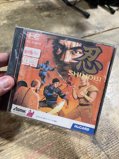 Gioco Shinobi pc engine Retrogame