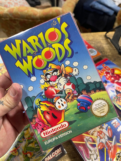 Gioco nintendo nes Warios Woods Retrogame