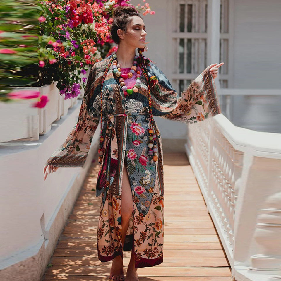 Women's beach kimono