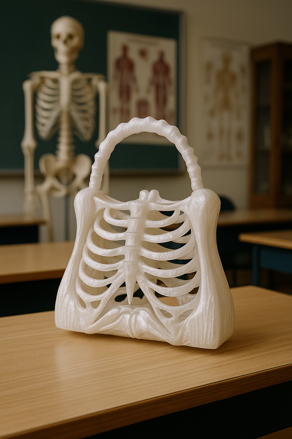 Borsa Bones Bag Handmade