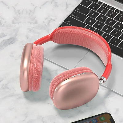 Cuffie Wireless Bluetooth Stereo Sound Red MUST HAVE