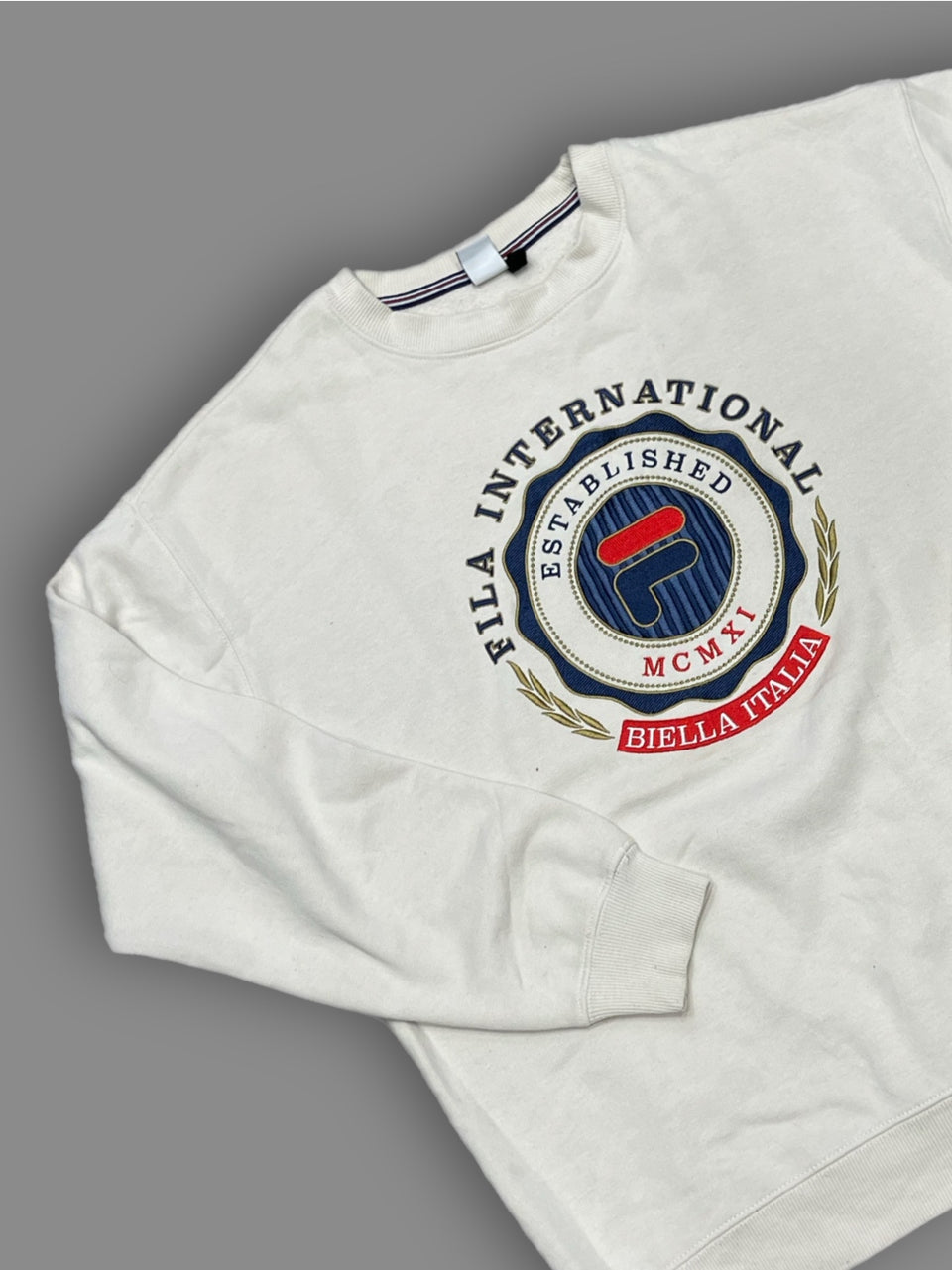 Felpa girocollo vintage Fila tg S