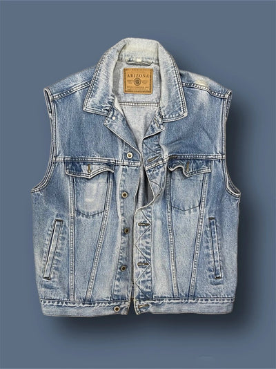 Gilet smanicato Arizona vintage jeans tg 54 Thriftmarket BAD PEOPLE