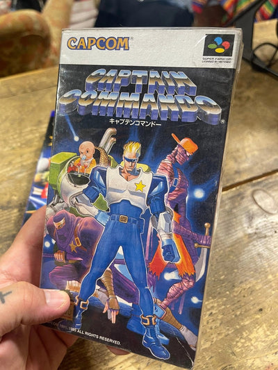 Gioco Super Famicom Captain Commando jap Retrogame
