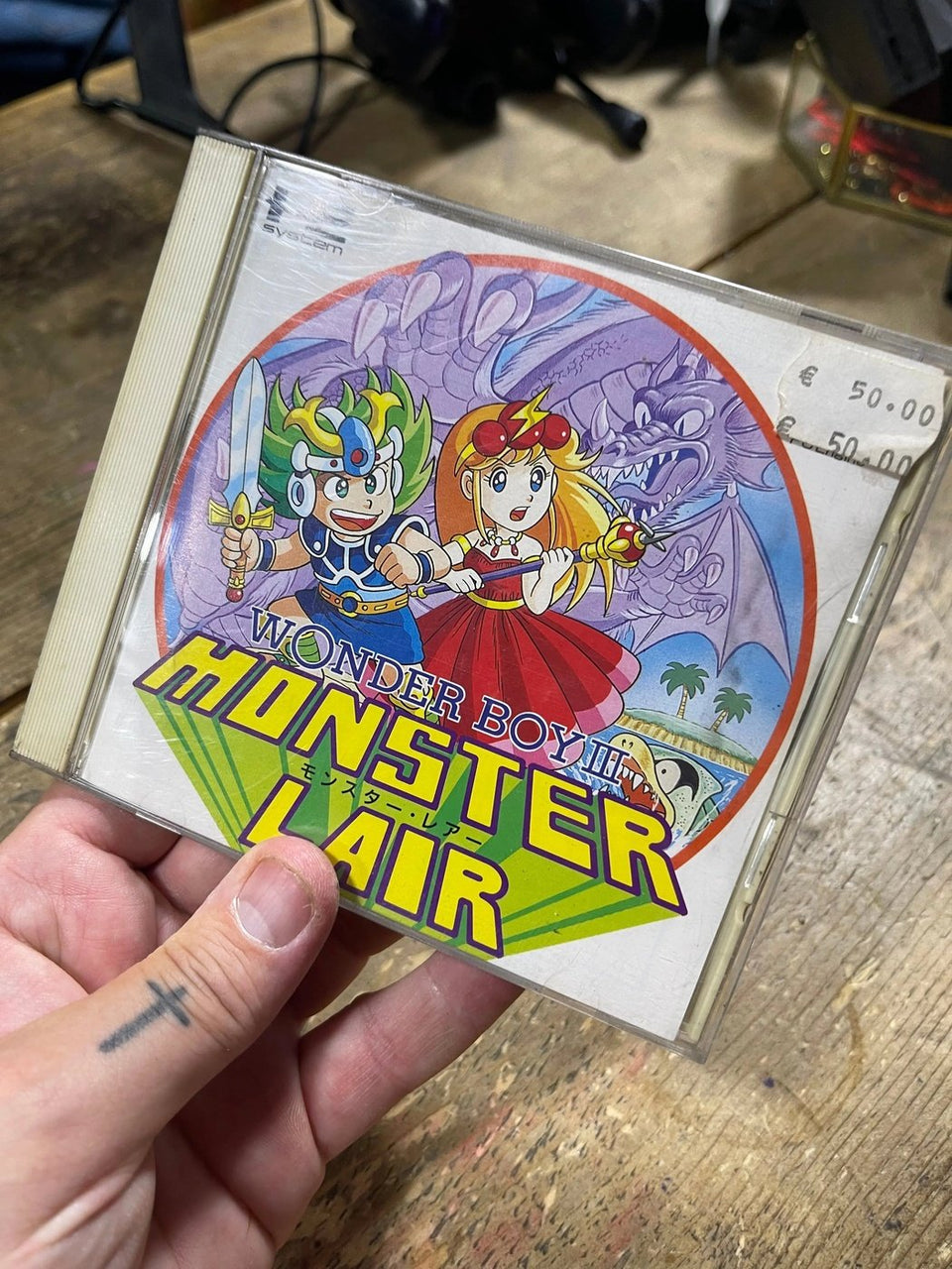 Gioco wonder boy 3 pc engine hu card