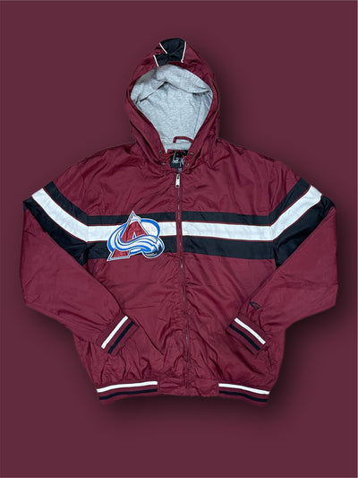 Bomber hoodie zip Colorado Avalanche vintage tg XL Thriftmarket BAD PEOPLE