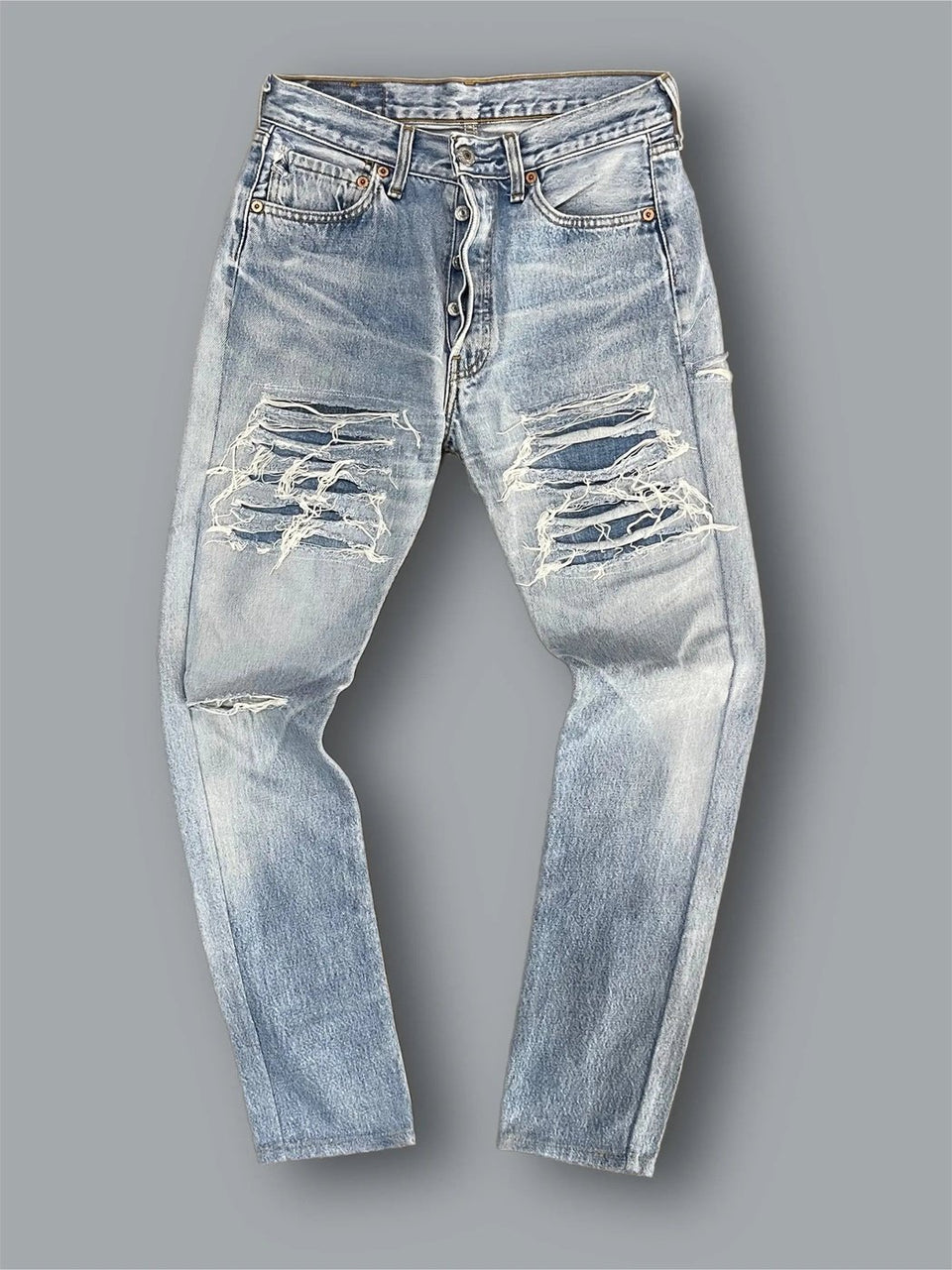 Jeans levis 501 vintage tg 29x32 rotture