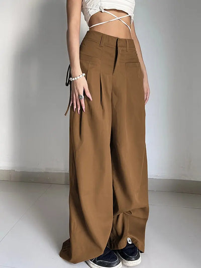 Pantalone wide leg vita alta morbido donna Auburn MUST HAVE