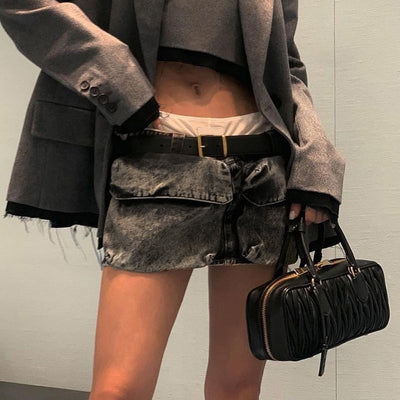 Mini gonna cargo donna Gray MUST HAVE
