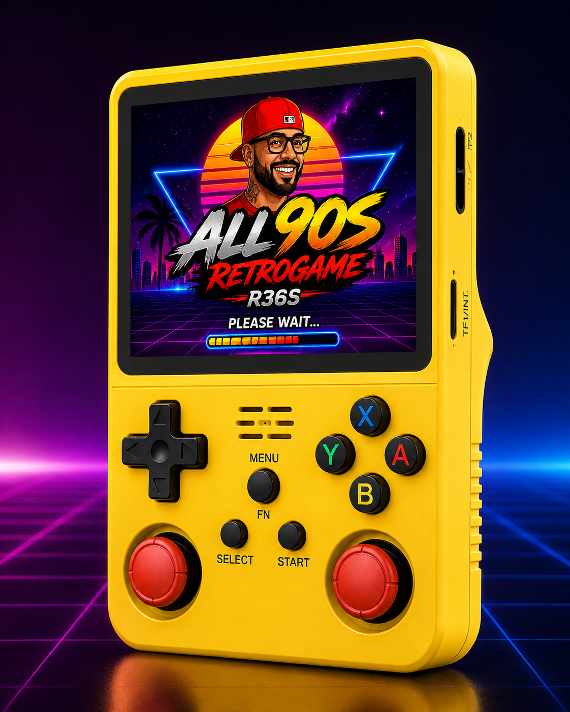 R36S ALL90S EDITION ARKOS CUSTOM  Doppio Chip RAM • Rockchip RK3326
