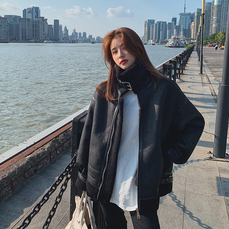 Montone lux Granular Velvet Motorcycle Clothing