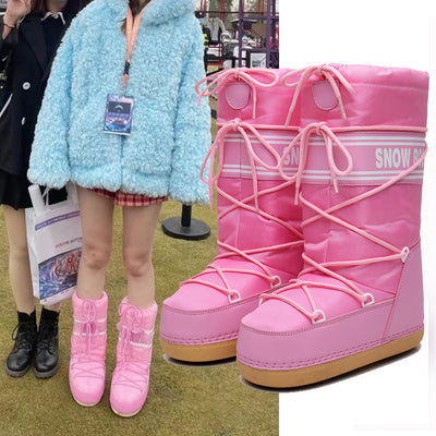 Space Boots Round Head Snow Field MUST HAVE
