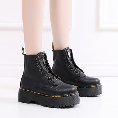 Classic Punk Platform Boots Anfibio donna platform black MUST HAVE