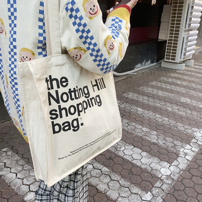 Borsa Shopping Bag Notting Hill Books Bag Cotton MUST HAVE