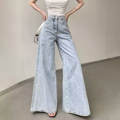 Jeans zampa donna pantalone Blue MUST HAVE