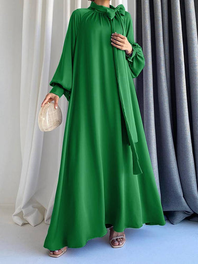Abito lungo donna campana Green MUST HAVE