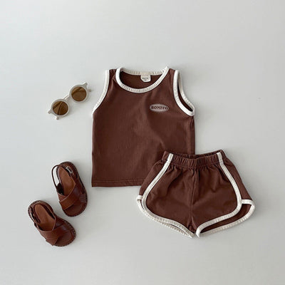 Completo baby top e shorts kids unisex KIDS