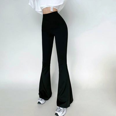 Pants Woman High Waist Wide Leg Black MUST HAVE