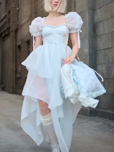 Abito lungo georgette donna MUST HAVE