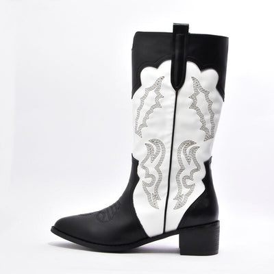 Camperos donna ricamato bicolor MUST HAVE