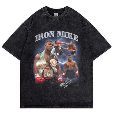 Boxing Champion Mike Tyson Print T-Shirts Hype