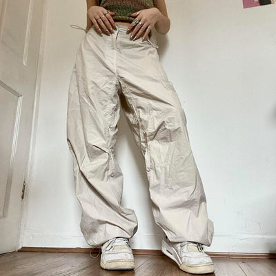 Pantalone cargo over morbido con elastico MUST HAVE