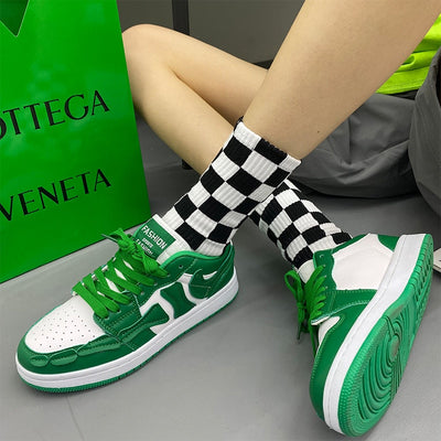 Sneakers bones unisex streetwear green Hype