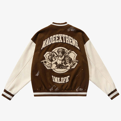 Varsity jacket vintage inspo unisex patch Hype