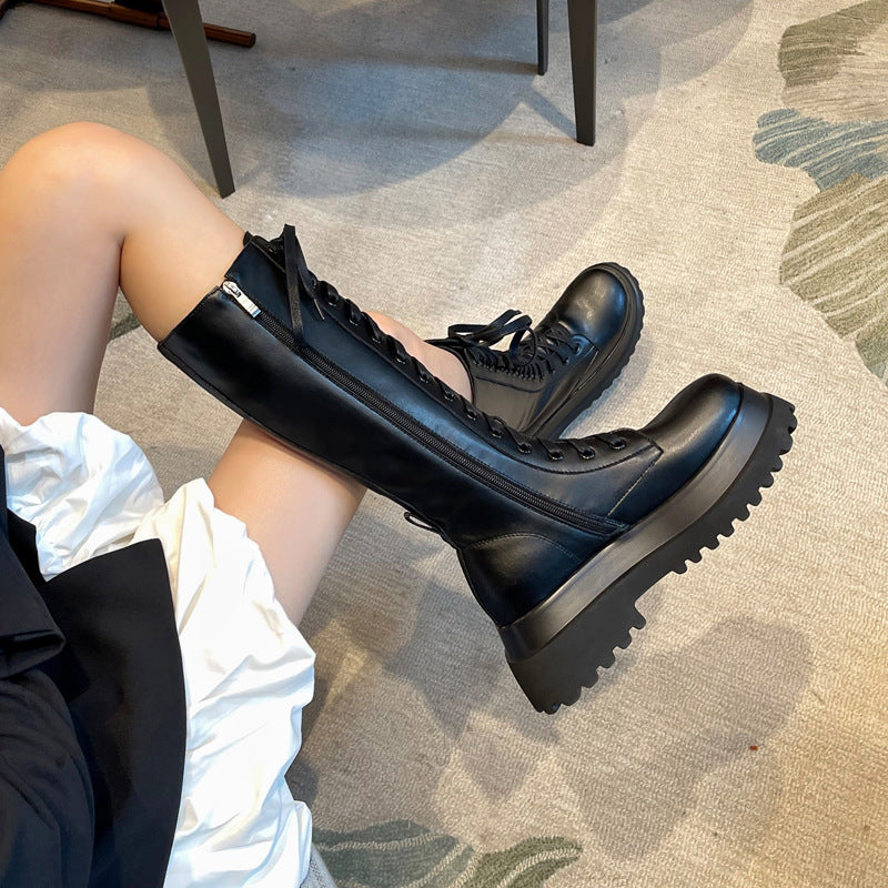 Boots Zipper High stivale alto donna